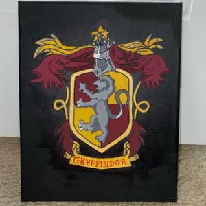 FOUR PACK Of Harry Potter Paintings! All are 8x10 Inches. Gryffindor Hogwarts